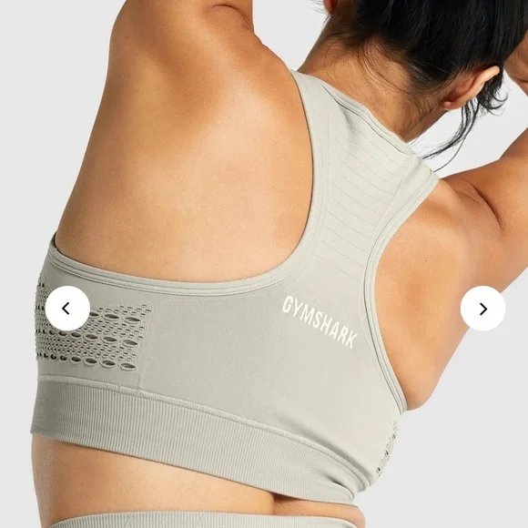 BRAND NEW: Gymshark Energy Seamless Sports Bra! Grey - Picture 2 of 2